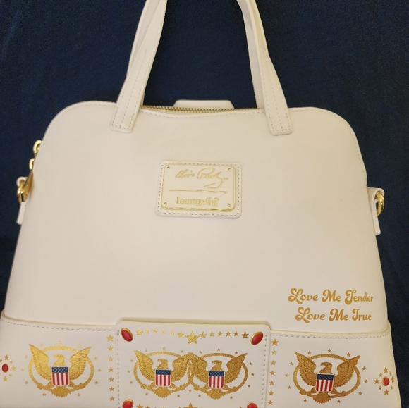 Loungefly Elvis Aloha Jumpsuit Crossbody Brand New With Tags - Picture 8 of 11